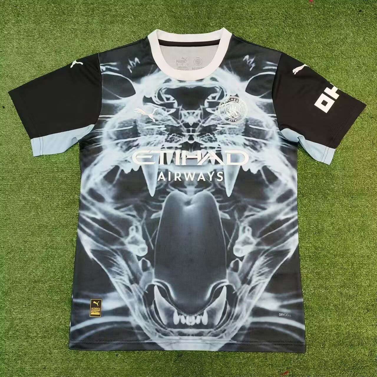 2025/2026 Manchester City Concept Edition Black and blue Football Shirt 1:1 Thai Quality