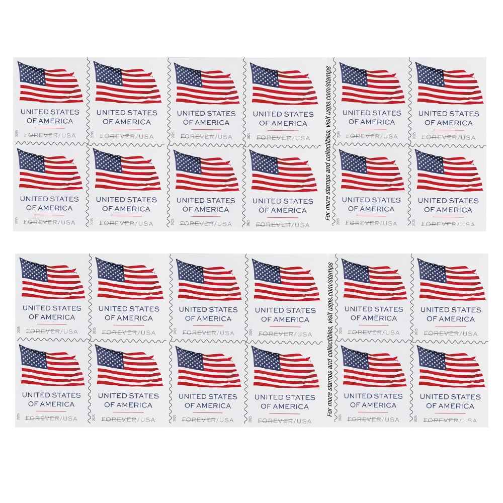 2025 U.S. Flags Forever Stamps Booklets