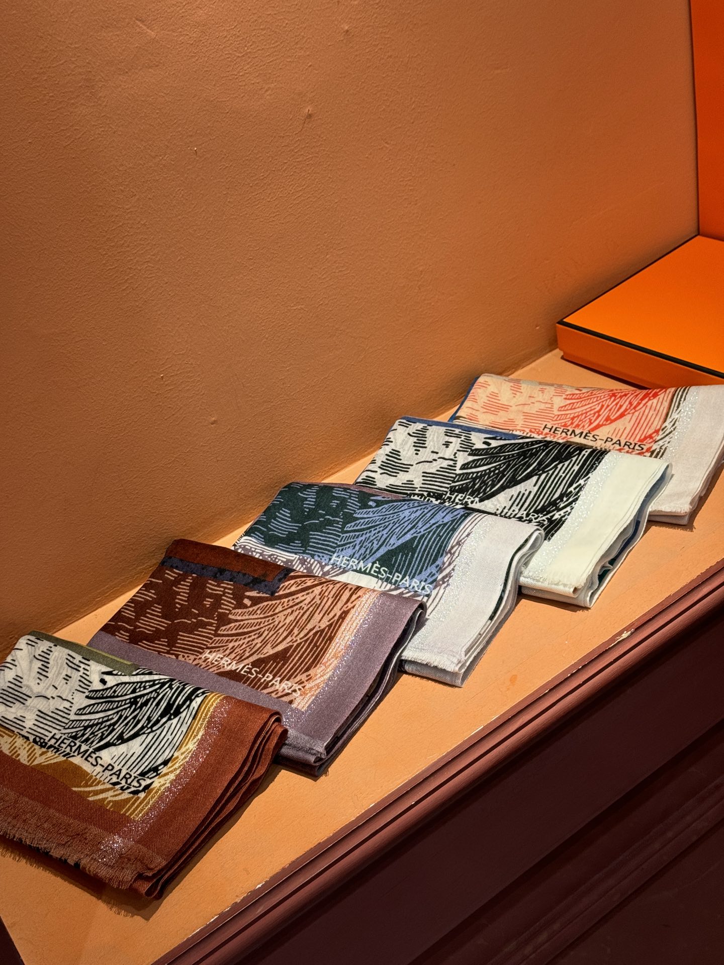 TOP HERMES Cavalier en Formes Shawl Cashmere Scarf 100 x 200 cm - 5 Colors