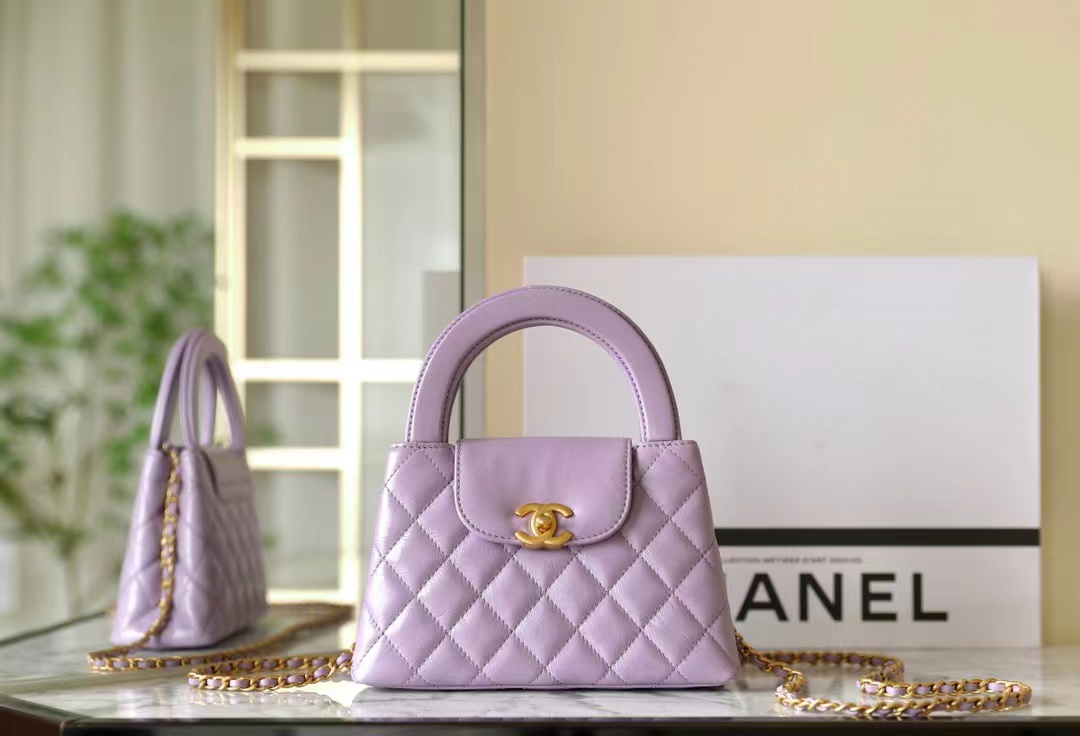 TOP CHANEL 23 Kelly Chain Bag 13*19*7 cm - GHW - 3 Colors