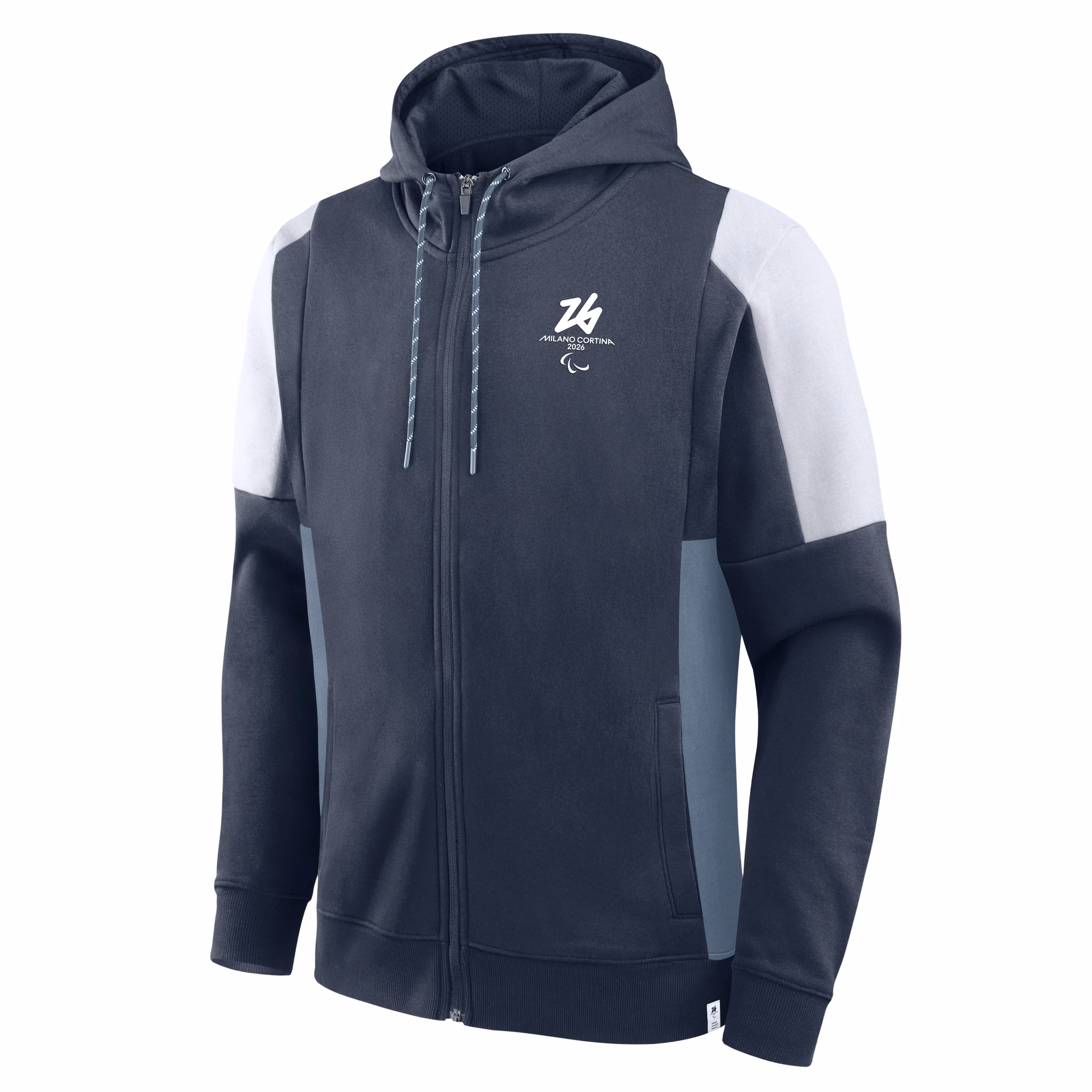 Milano Cortina 2026 Paralympics Full Zip Hoodie - Blue