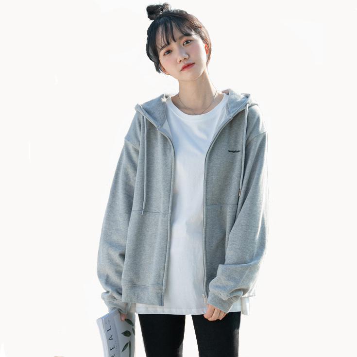 Womens Heavyweight Hoodies, Full Zip Front Sweatshirt