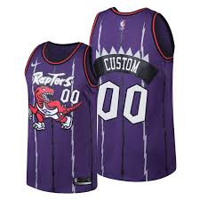 Custom Toronto Raptors Throwback Jersey