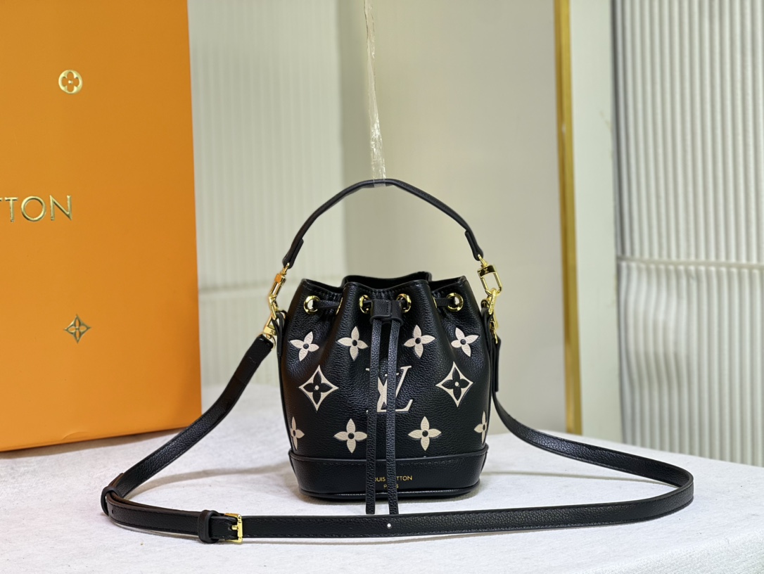TOP Louis Vuitton LV  Noe Monogram Bag 13 x 16 x 10cm-2 colors