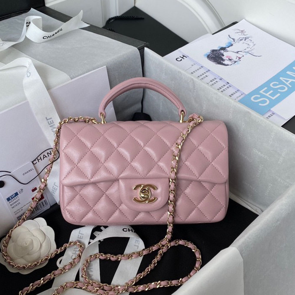 Chanle   Mini Top Handle CF(Replica)