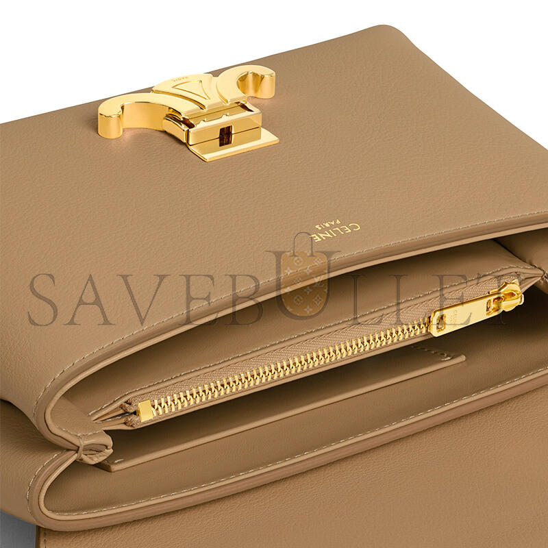 CELINE TEEN NINO BAG IN SUPPLE GRAINED CALFSKIN 118113FXK.18AE (20.5*13*8cm)
