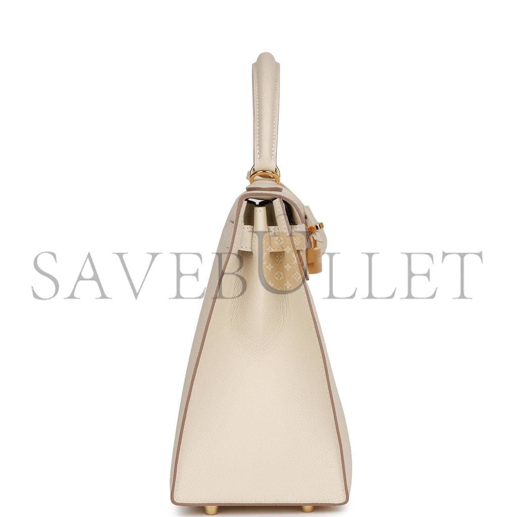 HERMES KELLY 28 EPSOM GOLD HARDWARE (28*22*10cm)