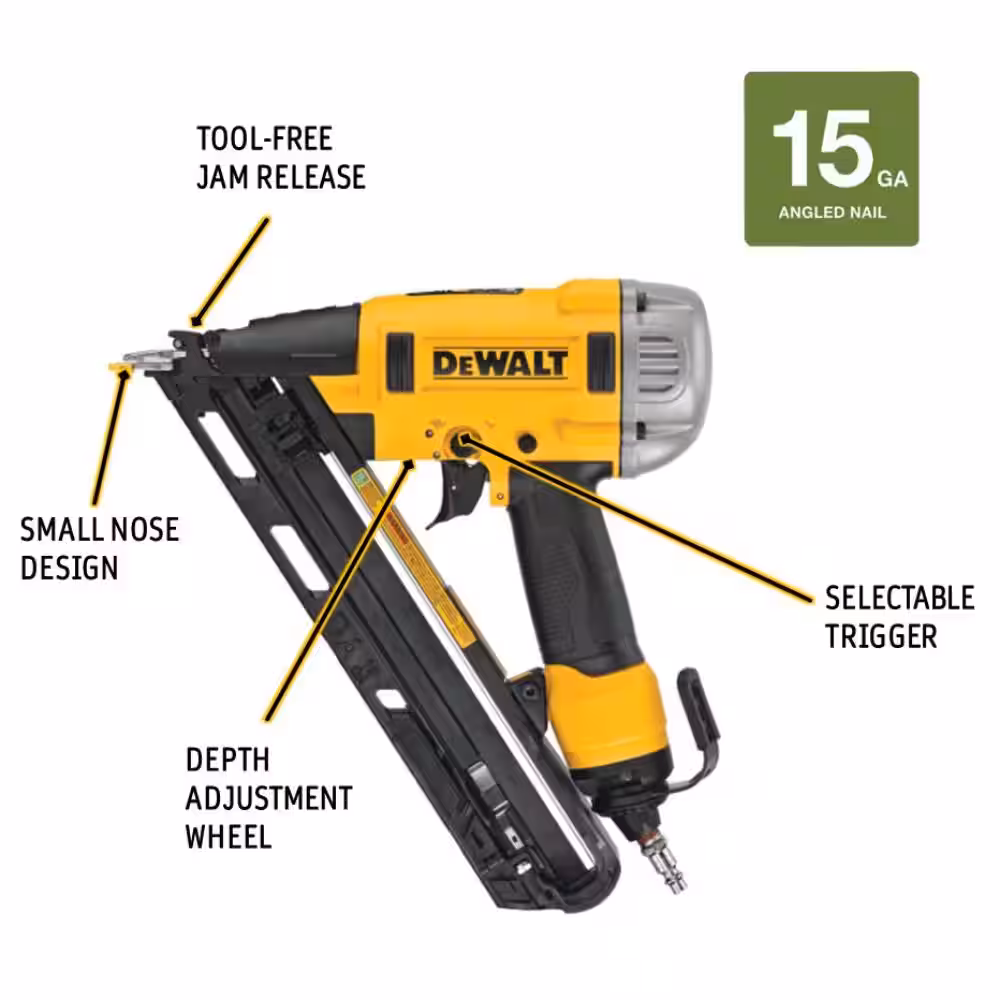 Pneumatic 15-Gauge DA Nailer