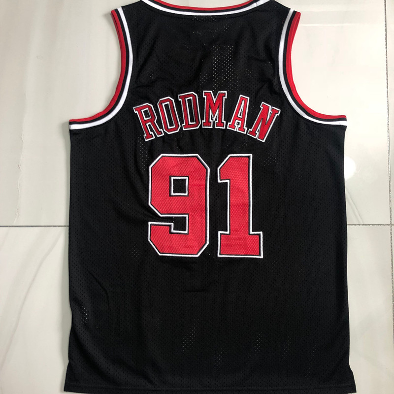 Chicago Bulls Rodman 91 Black MN