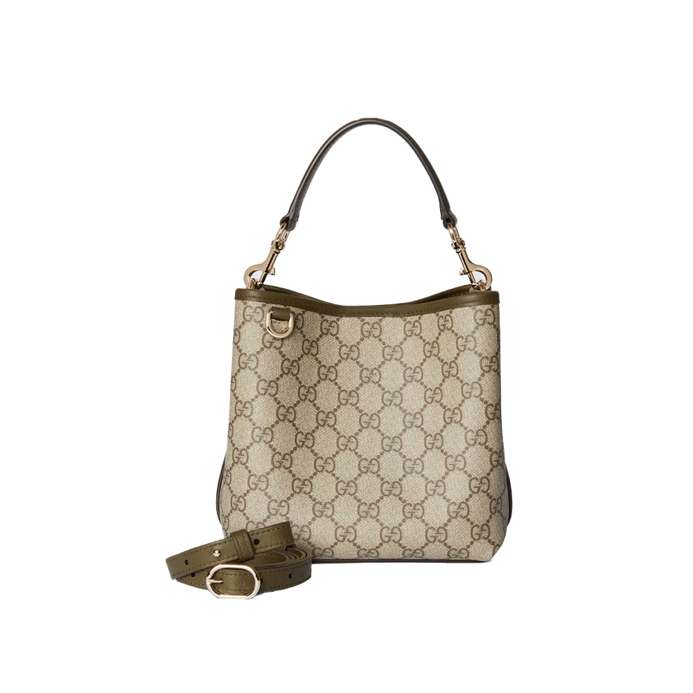 Gucci GG Emblem small bucket bag (10A Mirror Version)