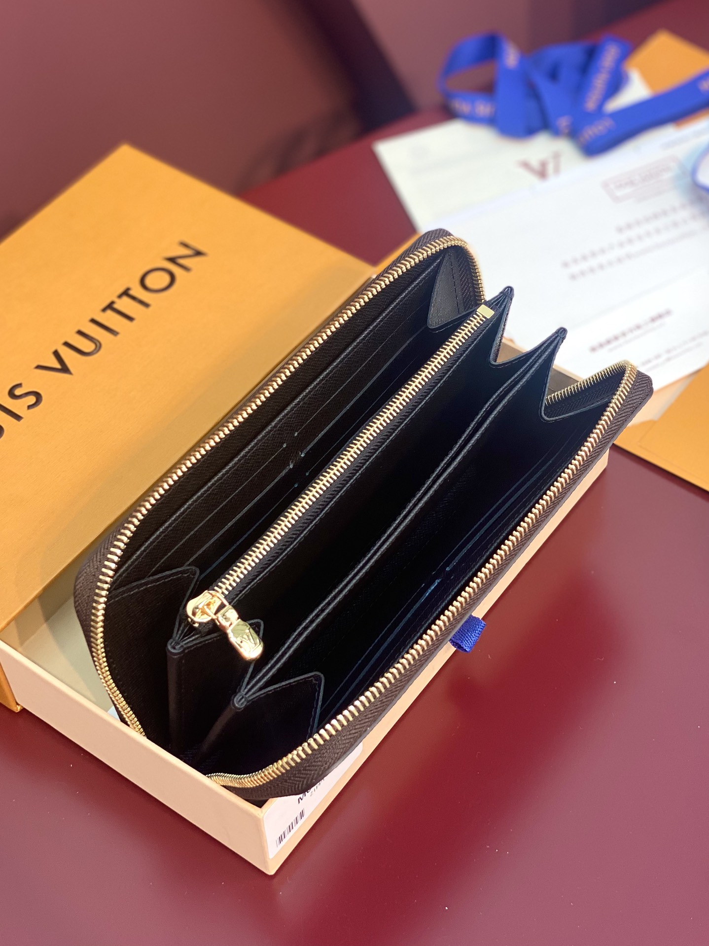 TOP Louis Vuitton LV Zippy Wallet Eclipse Canvas 19x10cm - Khaki