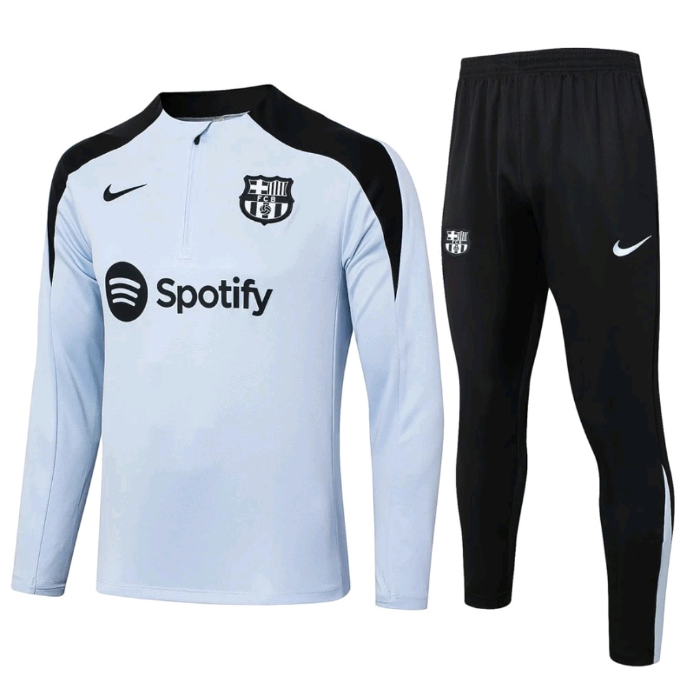 Barcelona Training Set 2024 Men's  Light Blue