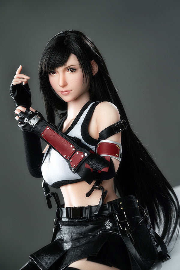 167cm/5ft6 D-cup Final Fantasy VII Game Cosplay Silicone Sex Doll - Tifa