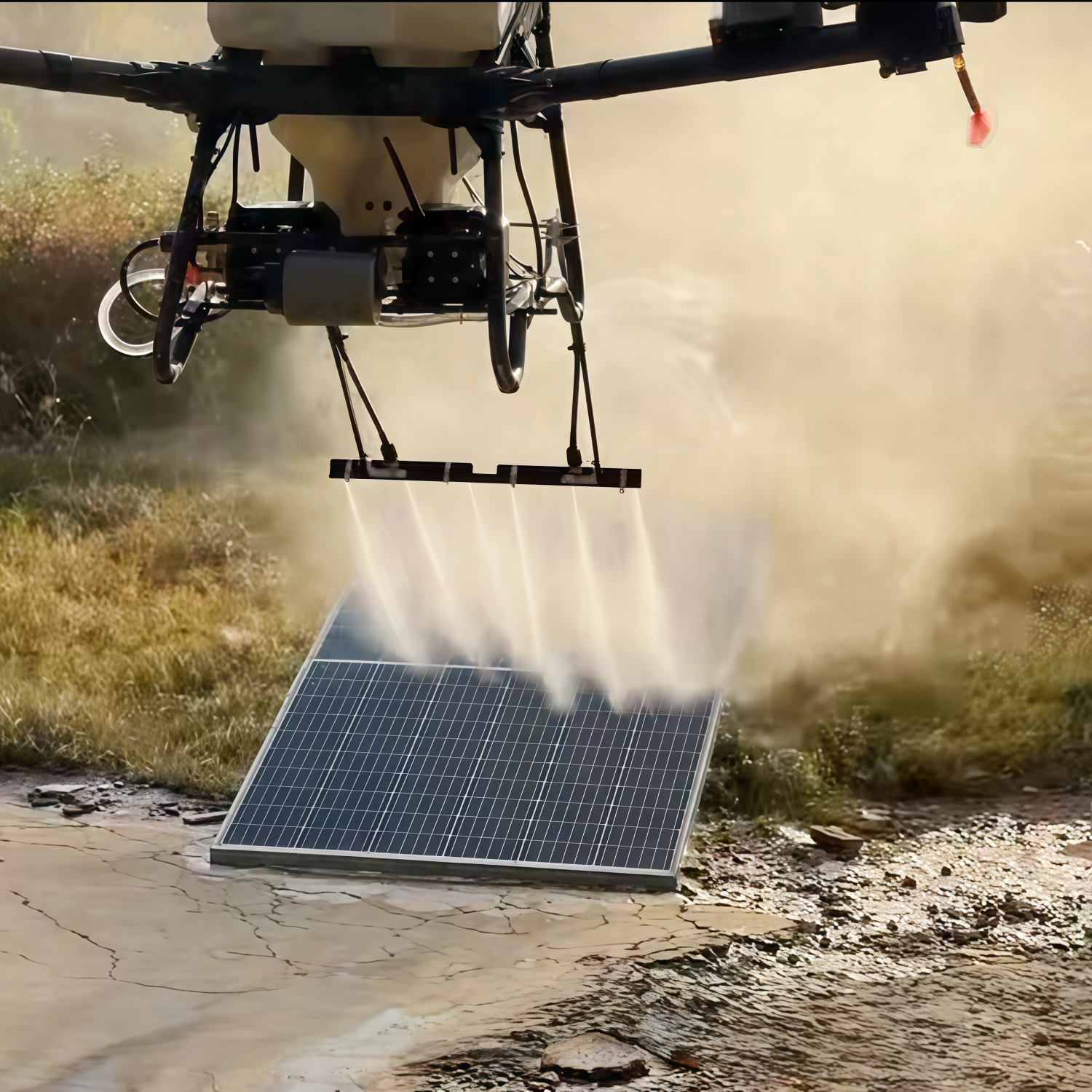 Solar Panel Cleaning Drone Parts for Solar Photovoltaic Panel High Pressure Cleaning Photovoltaic Solar Panels for Sale