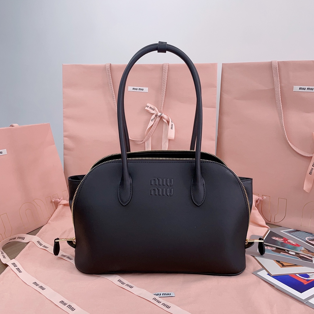 TOP Miu Miu Calfskin Handbags - 2 Colors - 33 X 21 X 13cm/38 X 27 X 16 cm