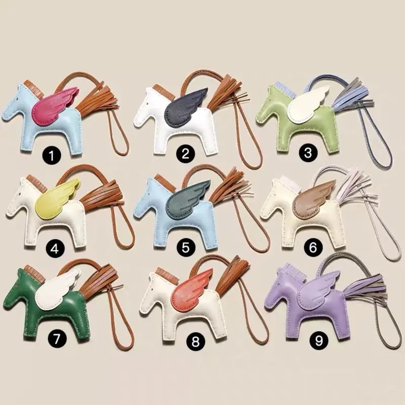 TOP HERMES Pony Pendant - 50 Colors