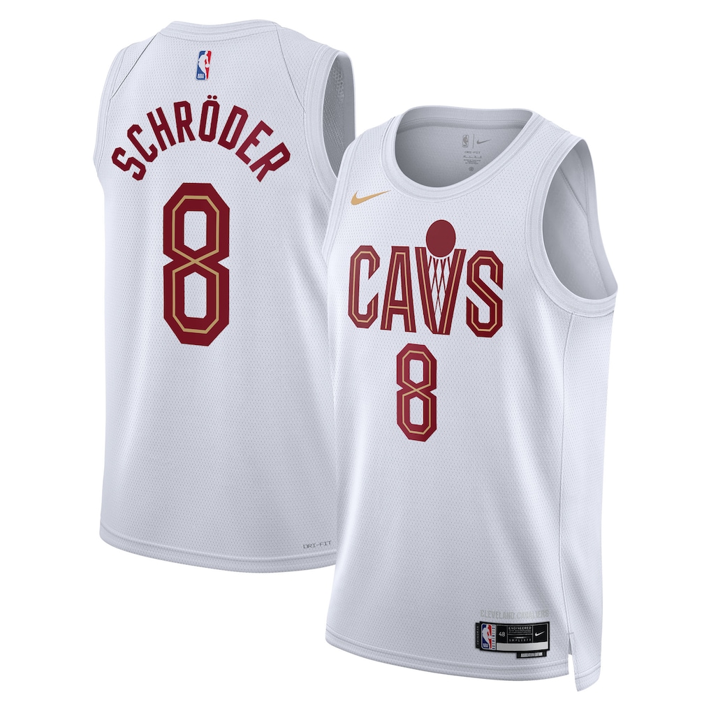 Cleveland Cavaliers Dennis Schröde Association Edition Swingman Jersey - White