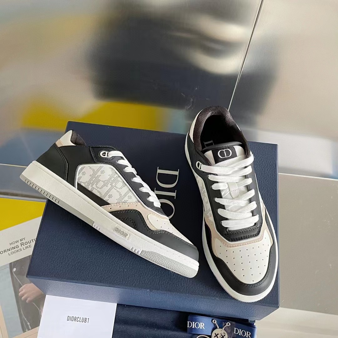 TOP Christian Dior Oblique Sneaker - Black