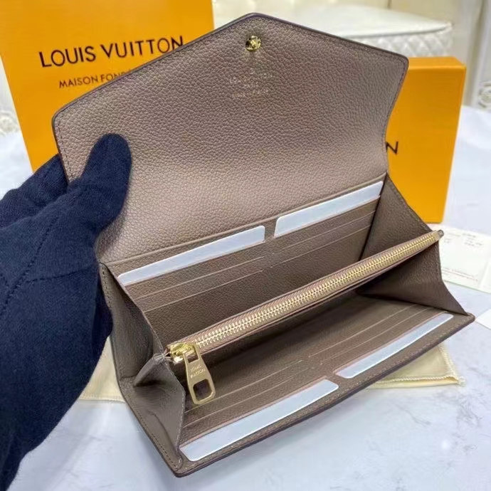 TOP Louis Vuitton LV Sarah Empreinte Wallet 19cm - 6 Colors
