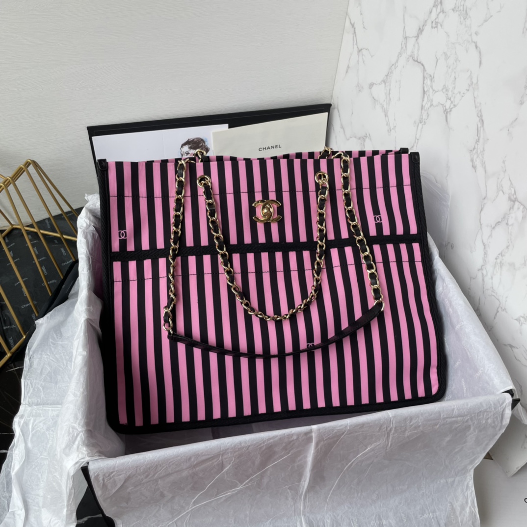 TOP CHANEL Cocobeach Shopping Bag 36x29x18cm - 2 Color