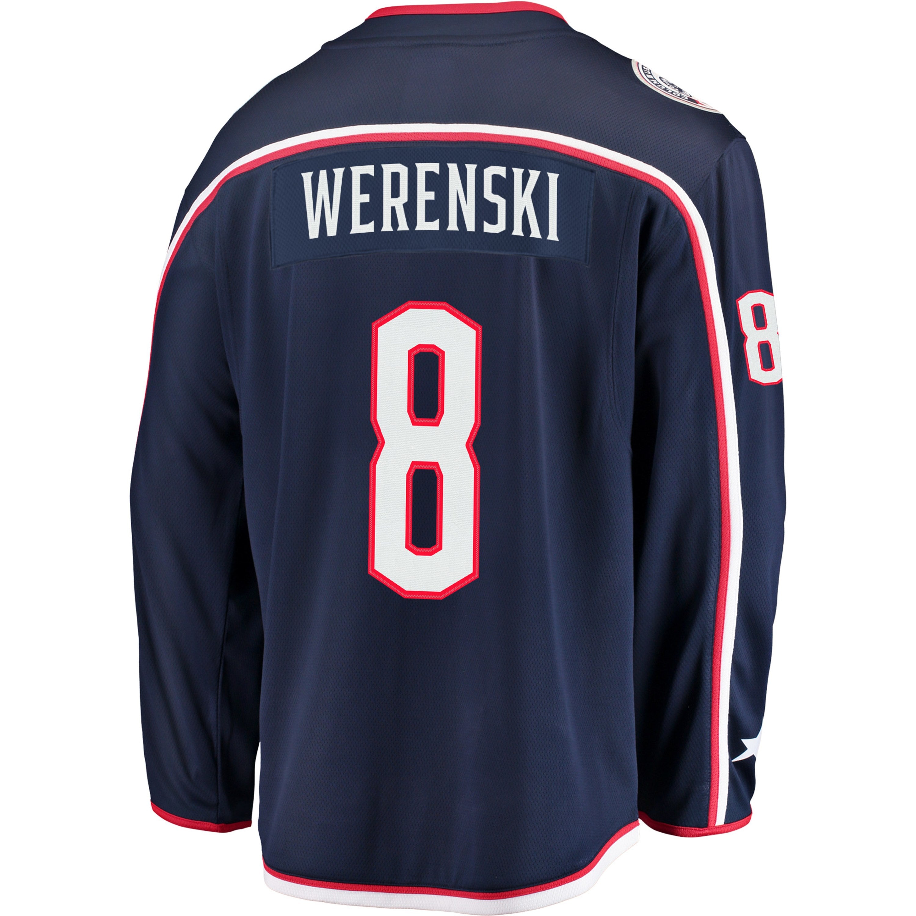 Zach Werenski Columbus Blue Jackets NHL Fanatics Breakaway Home Jersey