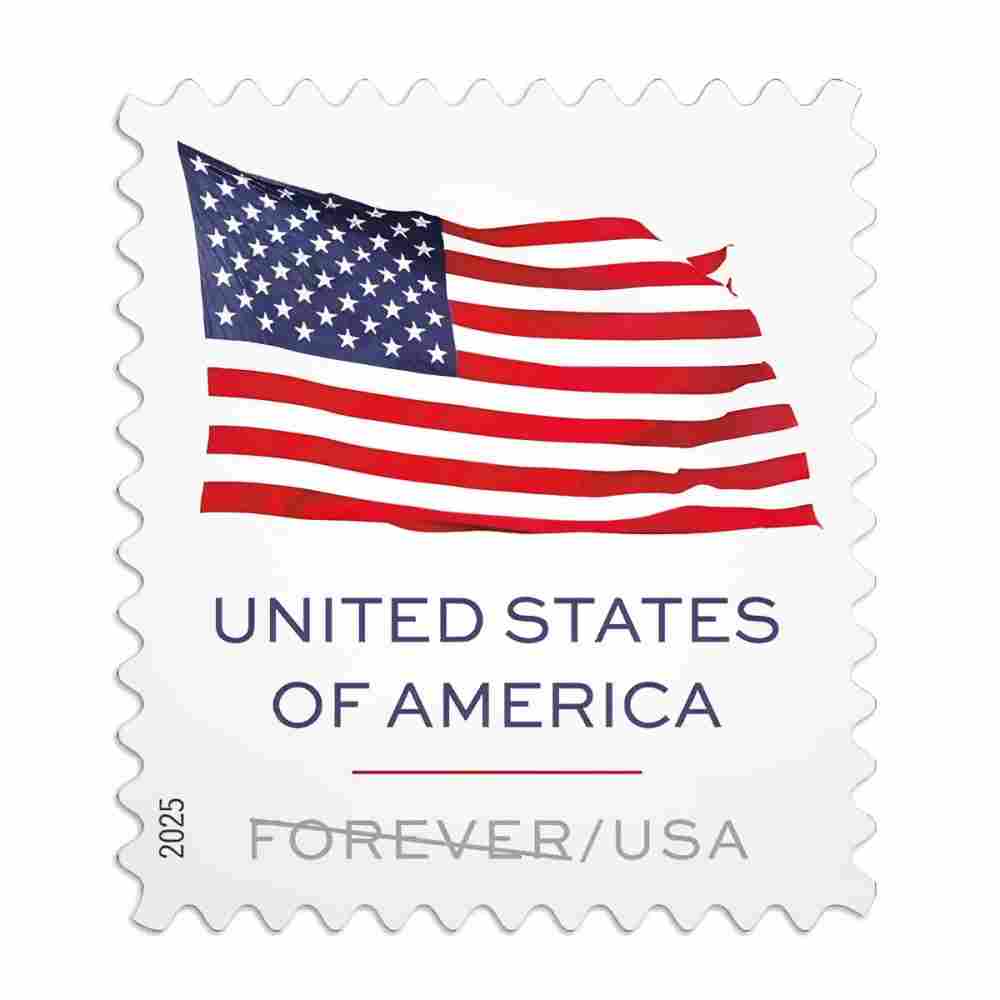 2025 US Flag Forever Stamps Roll