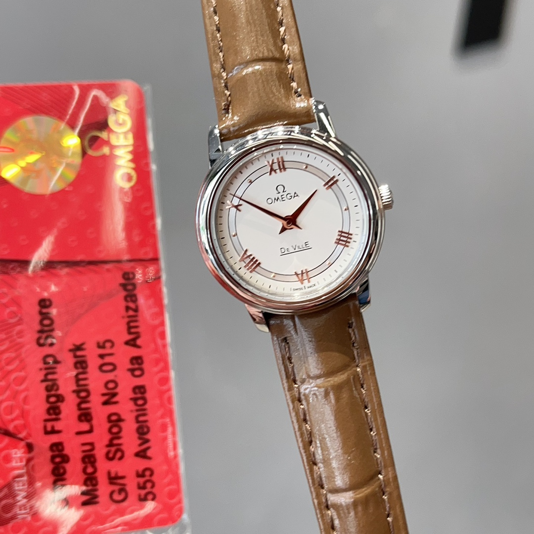 TOP OMEGA Watch 27.4mm-Brown