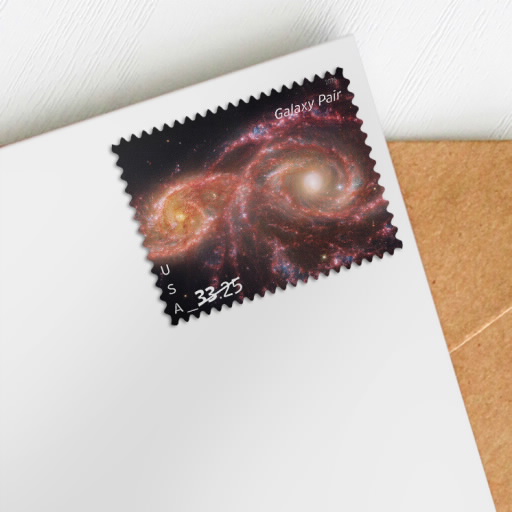 Galaxy Pair Stamp