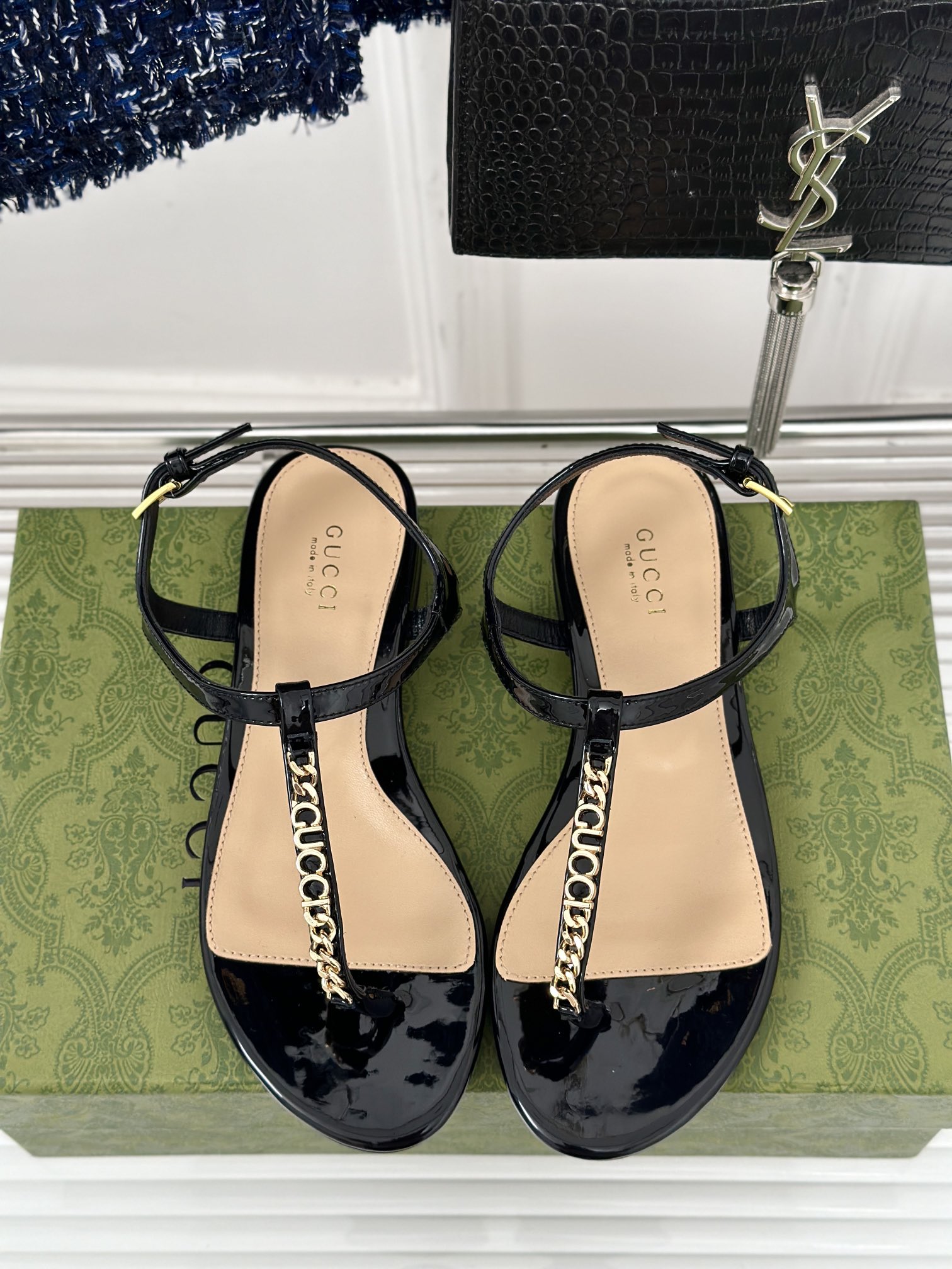 TOP GUCCI Chain Sandals - 6 Colors