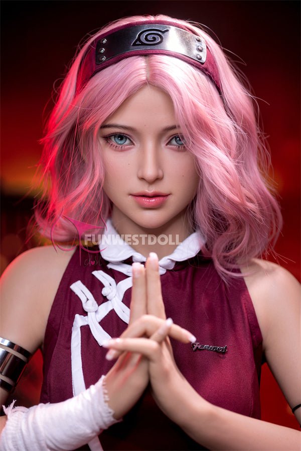 159cm/5ft3 A-cup Naruto Sakura Cosplay Anime TPE Sex Doll - #038 Alice