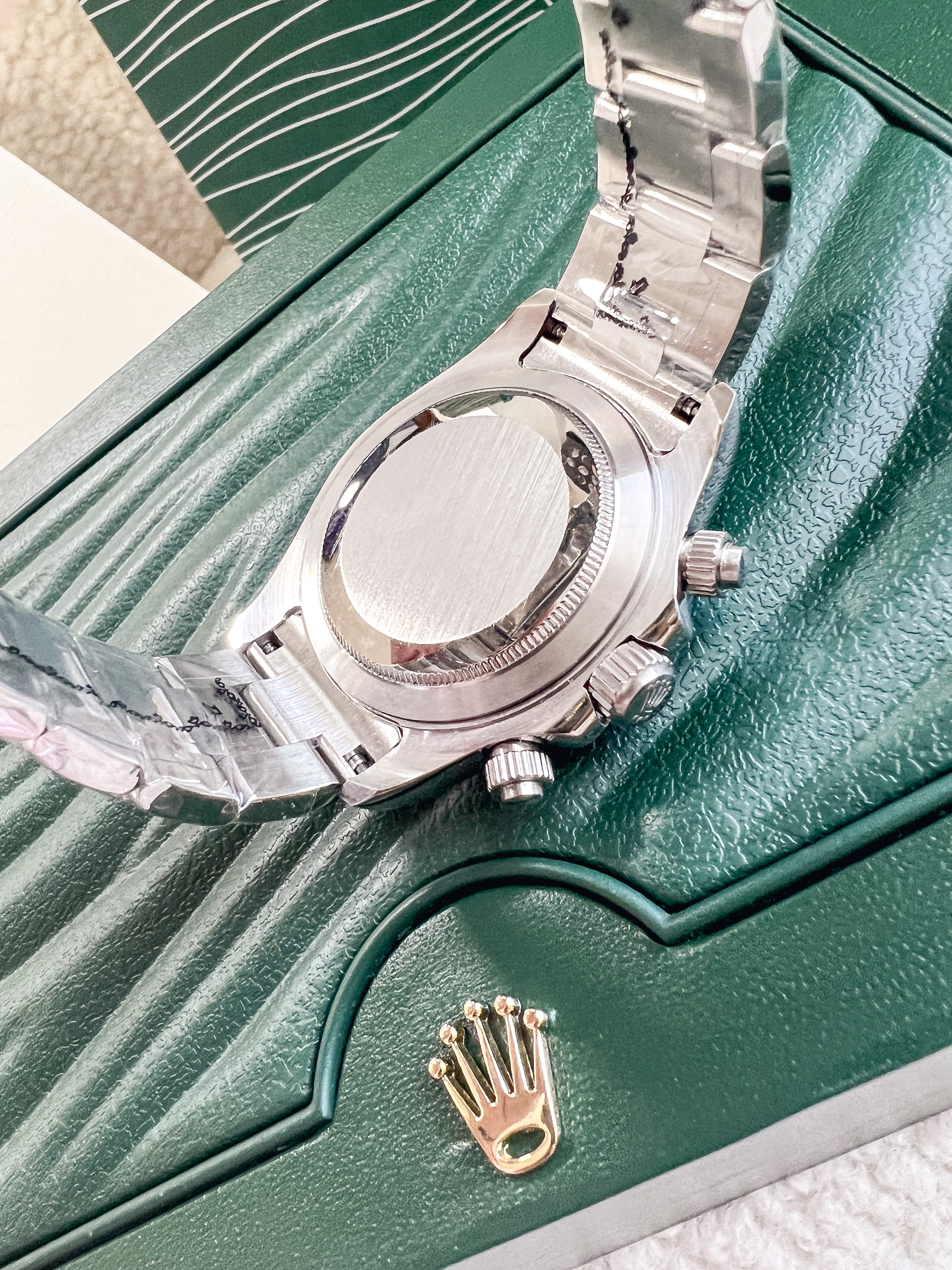 TOP ROLEX Daytona Chronograph White Dial - Silver