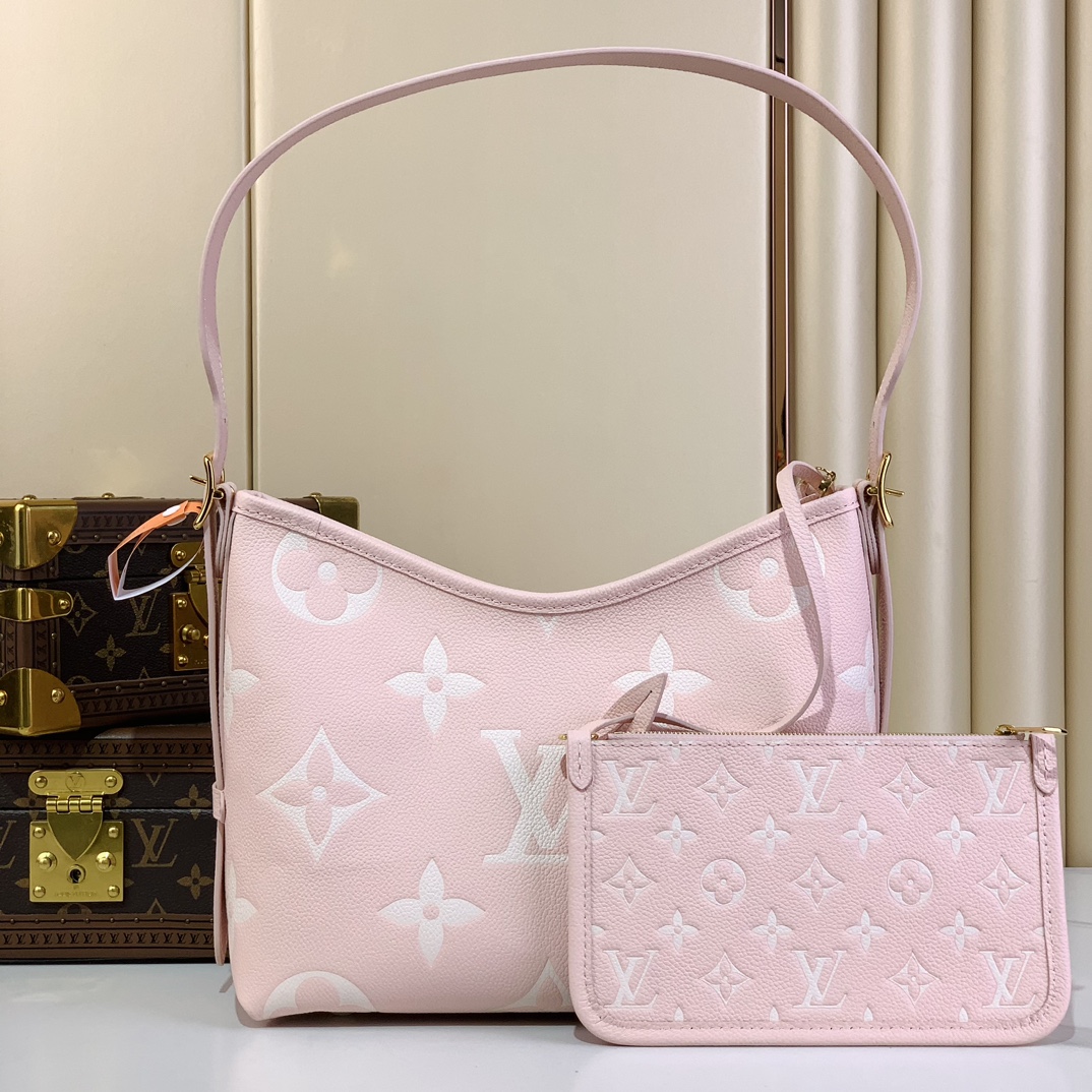 TOP Louis Vuitton LV  Carryall  Bag 24 x 12 x 29.5cm - Pink