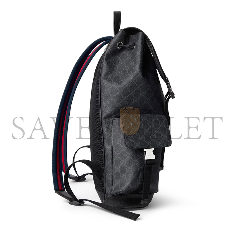 GUCCI GG BLACK LARGE BACKPACK 792080 (46*35*12cm)