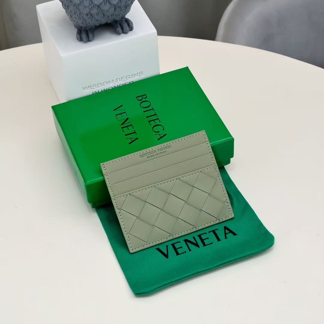 Bottega Veneta Intrecciato Credit Card Case (Replica)