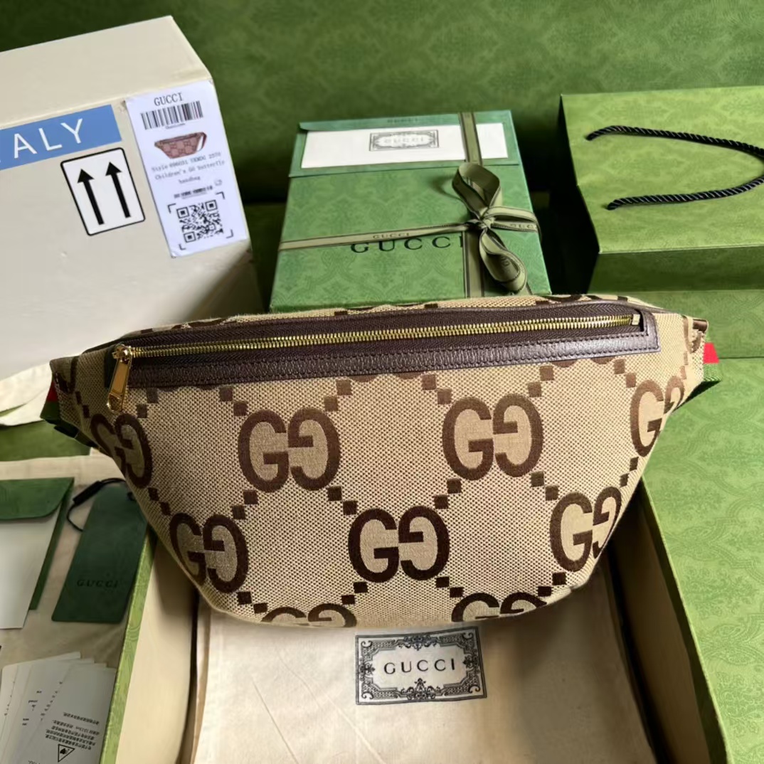 TOP GUCCI Ophidia Waist Bag 39x17x4cm - Brown
