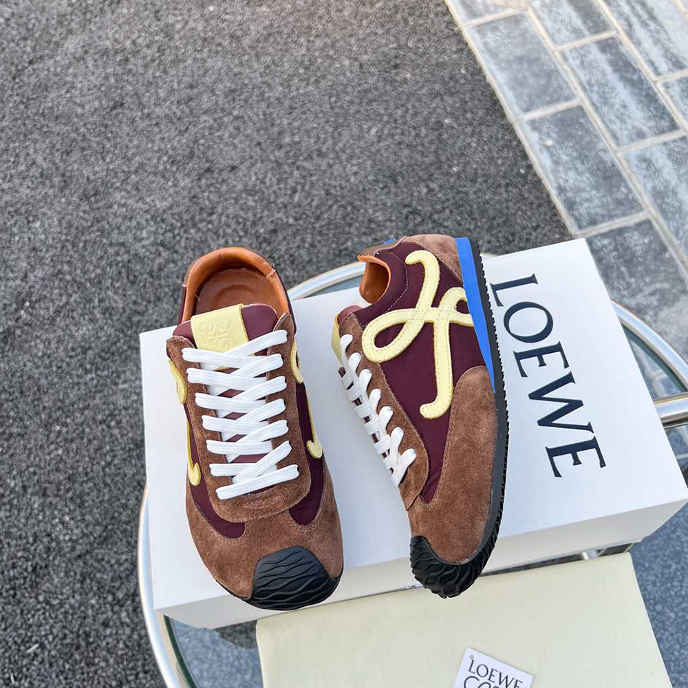 Loewe Flow Runner in nylon and suede (Replica)