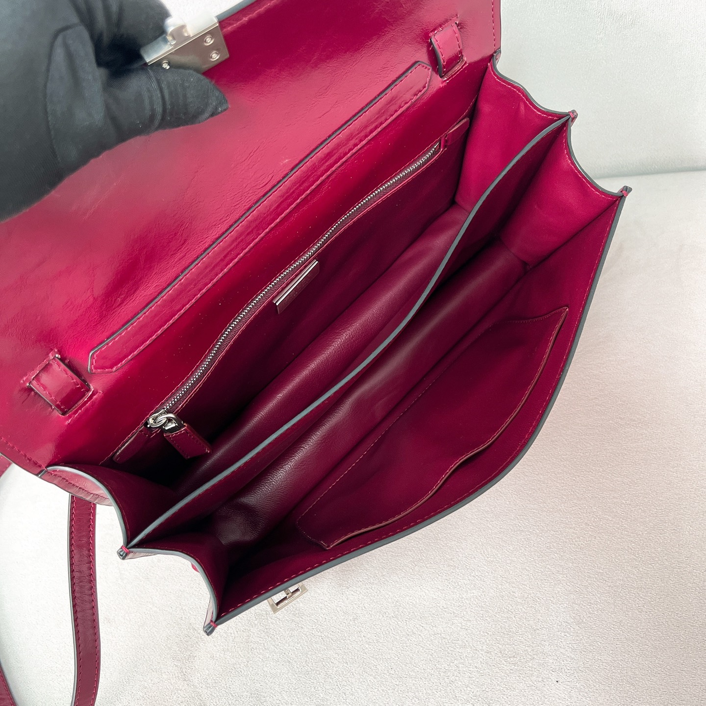 TOP PRADA Leather Briefcase 32*16.5*10cm - 3 Colour