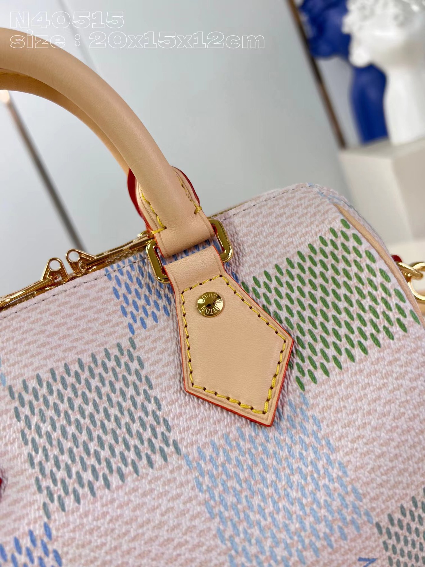 TOP Louis Vuitton LV Speedy Bandoulière 20 Handbag20 x 15 x 12 cm-Pink