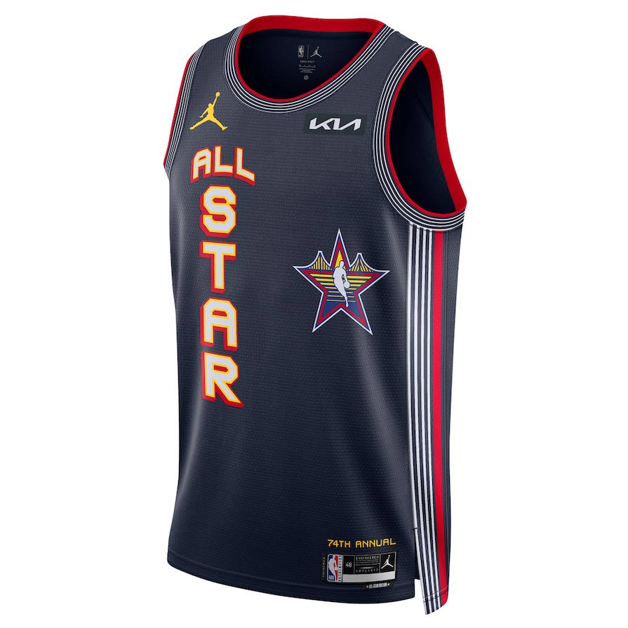 Anthony Edwards NBA 2025 All-Star Game Men's Custom Jersey - Navy Blue