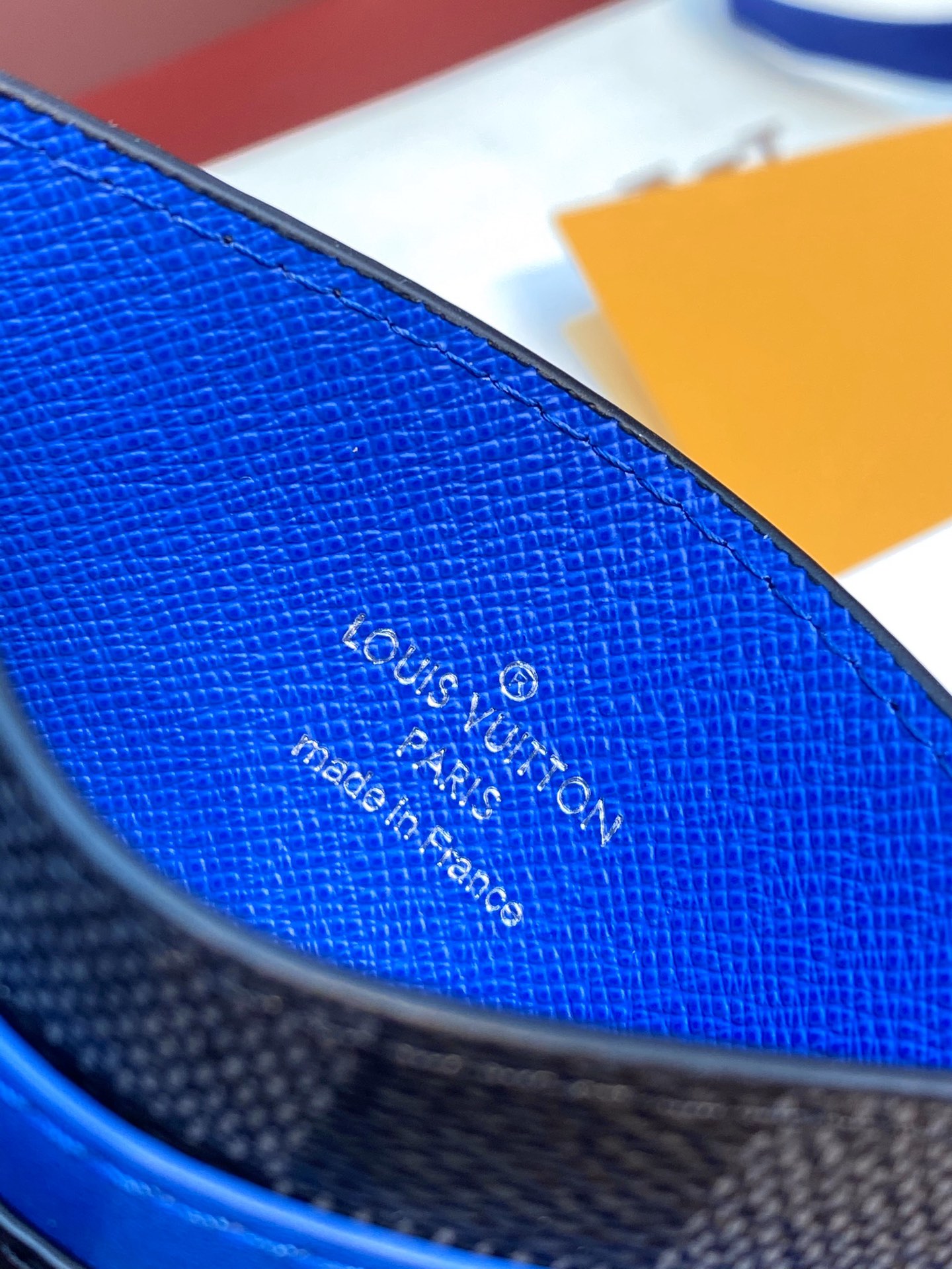 TOP Louis Vuitton LV Neo Card Holder Monogram Macassar Canvas 11x7x0.6cm - Black