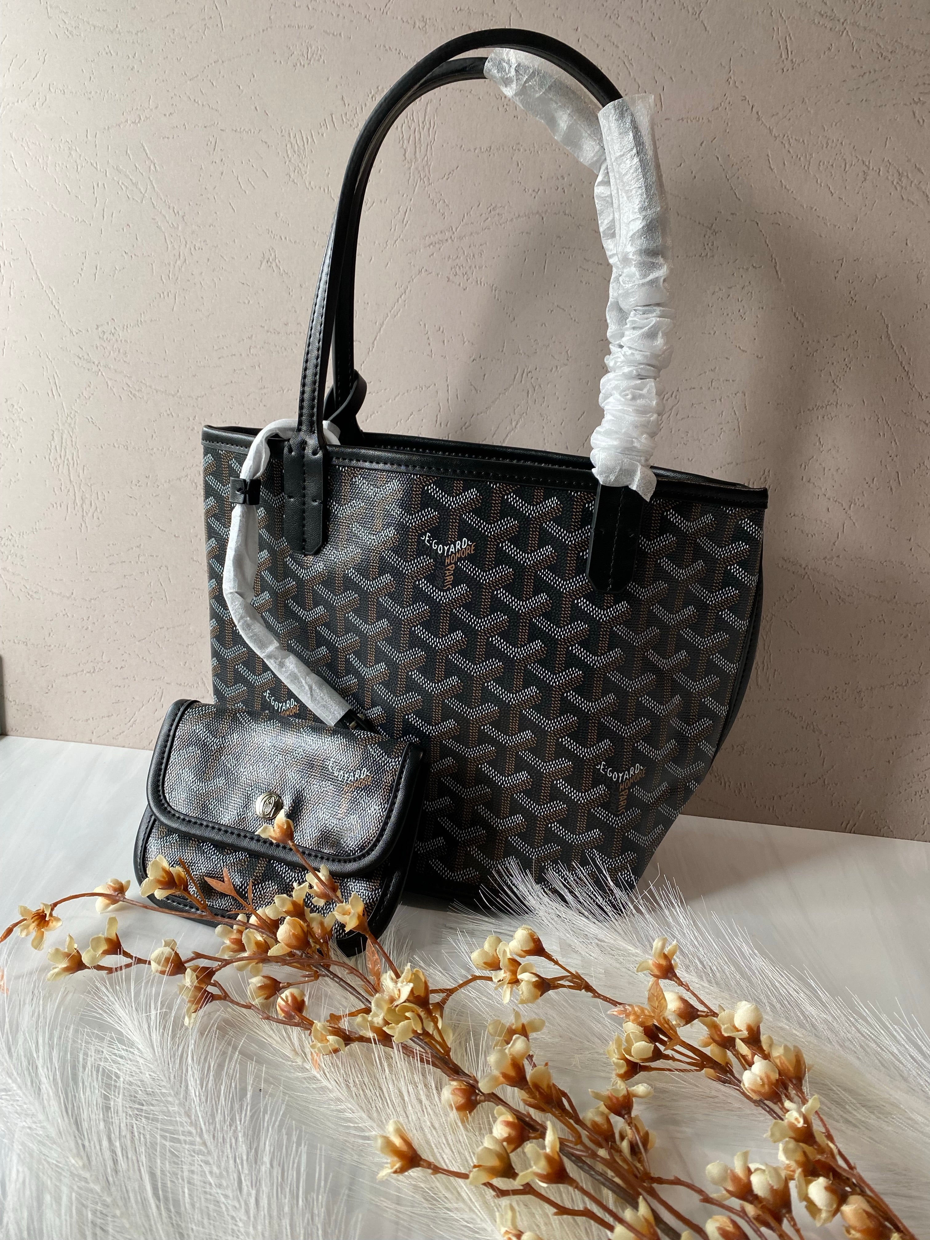 TOP Goyard Anjou Mini Bag 20*10*20cm - Black & Brown