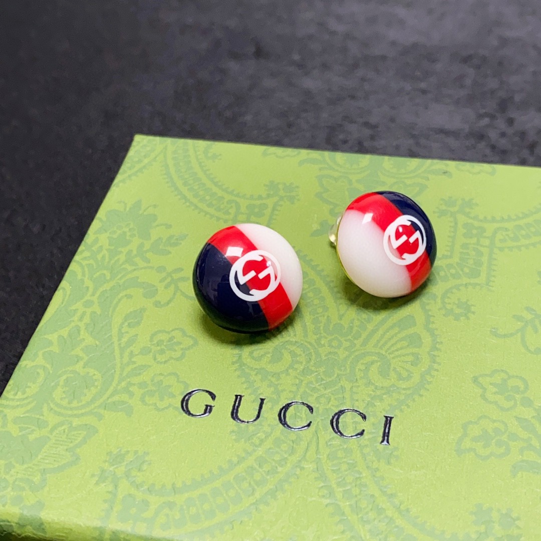 TOP GUCCI Colored Beads Earrings