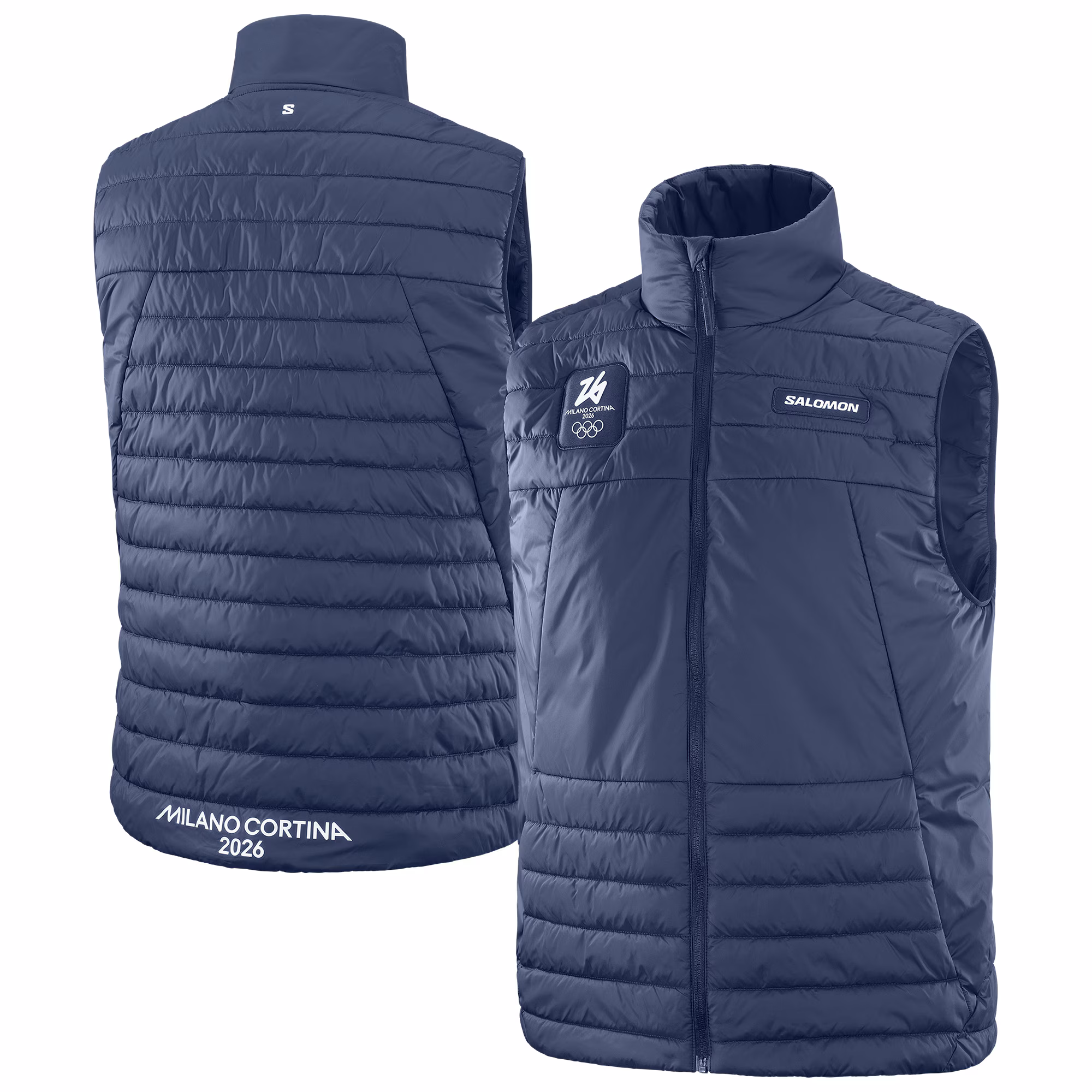 Milano Cortina 2026 Olympics Salomon Insulated Vest - Navy