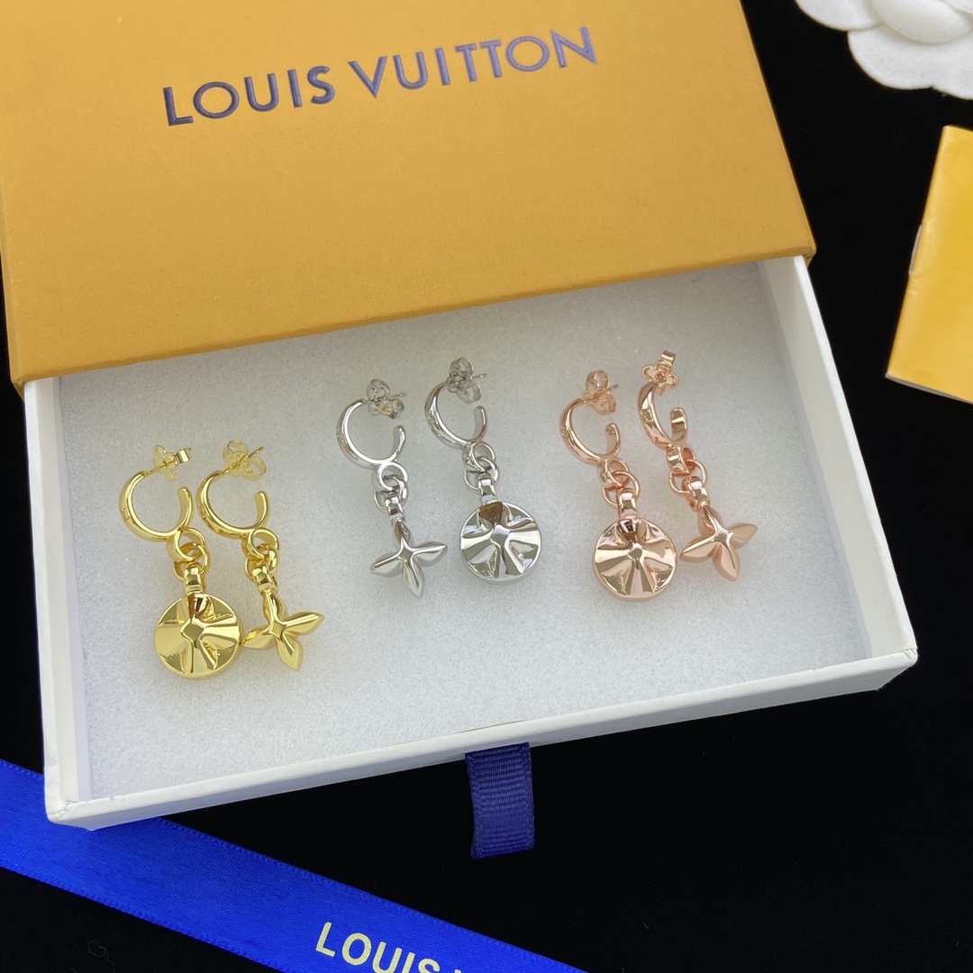 TOP Louis Vuitton LV Blossom Earrings