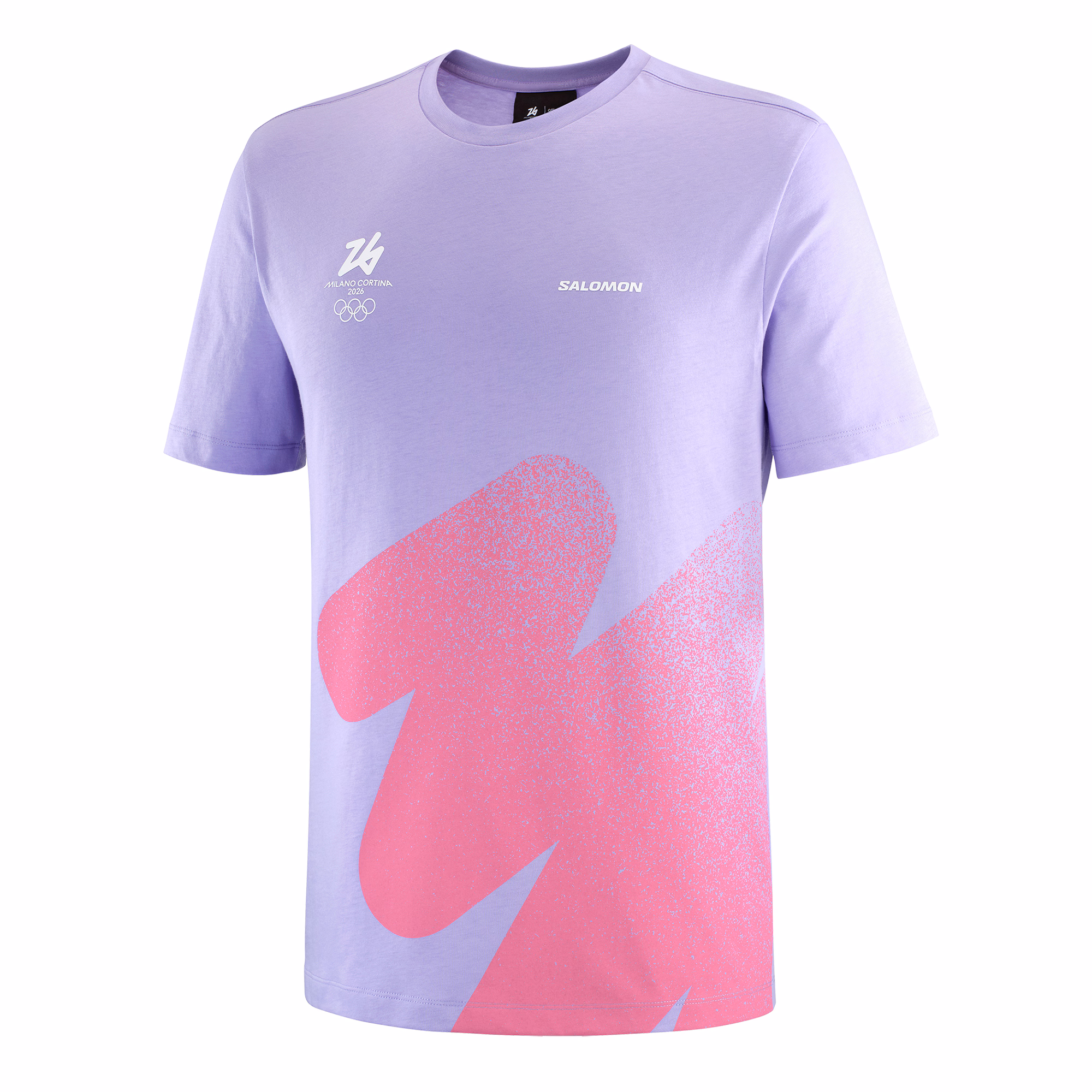 Milano Cortina 2026 Olympics Salomon Logo Graphic T-Shirt - Unisex - Violet