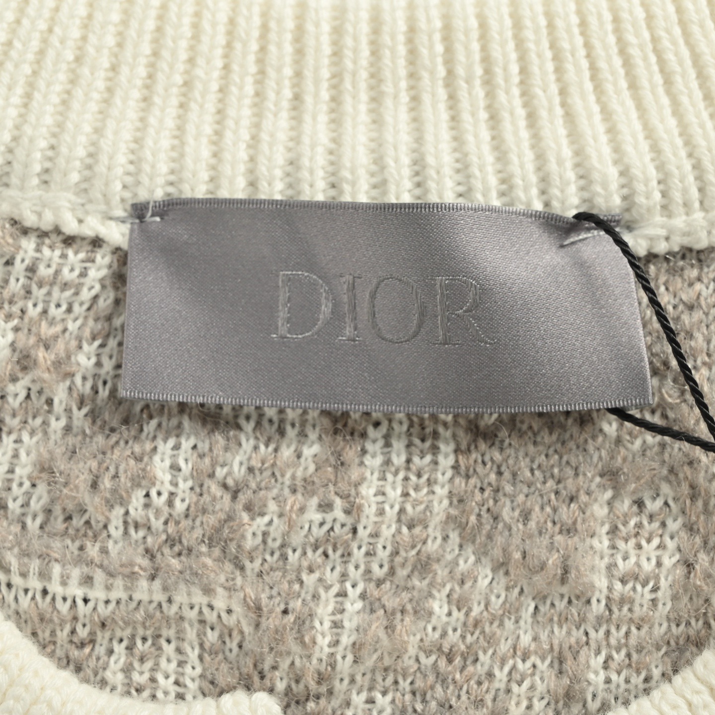 Dior/迪奥 25Fw 老花毛巾提花拉链毛衣外套