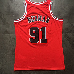 Rodman Chicago Bulls 91 Red MN