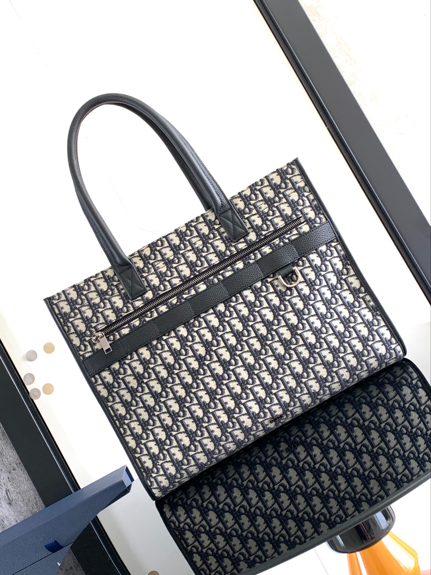 TOP Christian Dior Safari handbag Oblique Bag 39 x 35 x 11 cm -Two Colors
