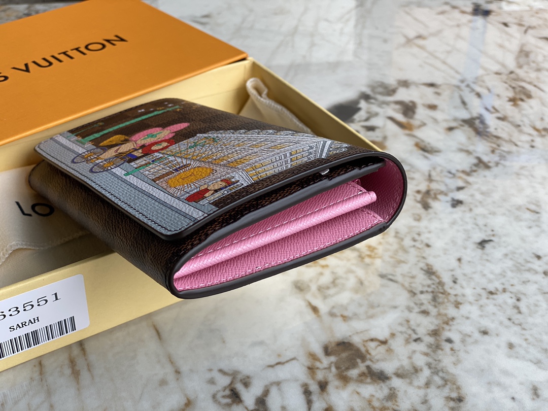 TOP Louis Vuitton LV Wallet 19 x 10.5 x 2 cm - Brown