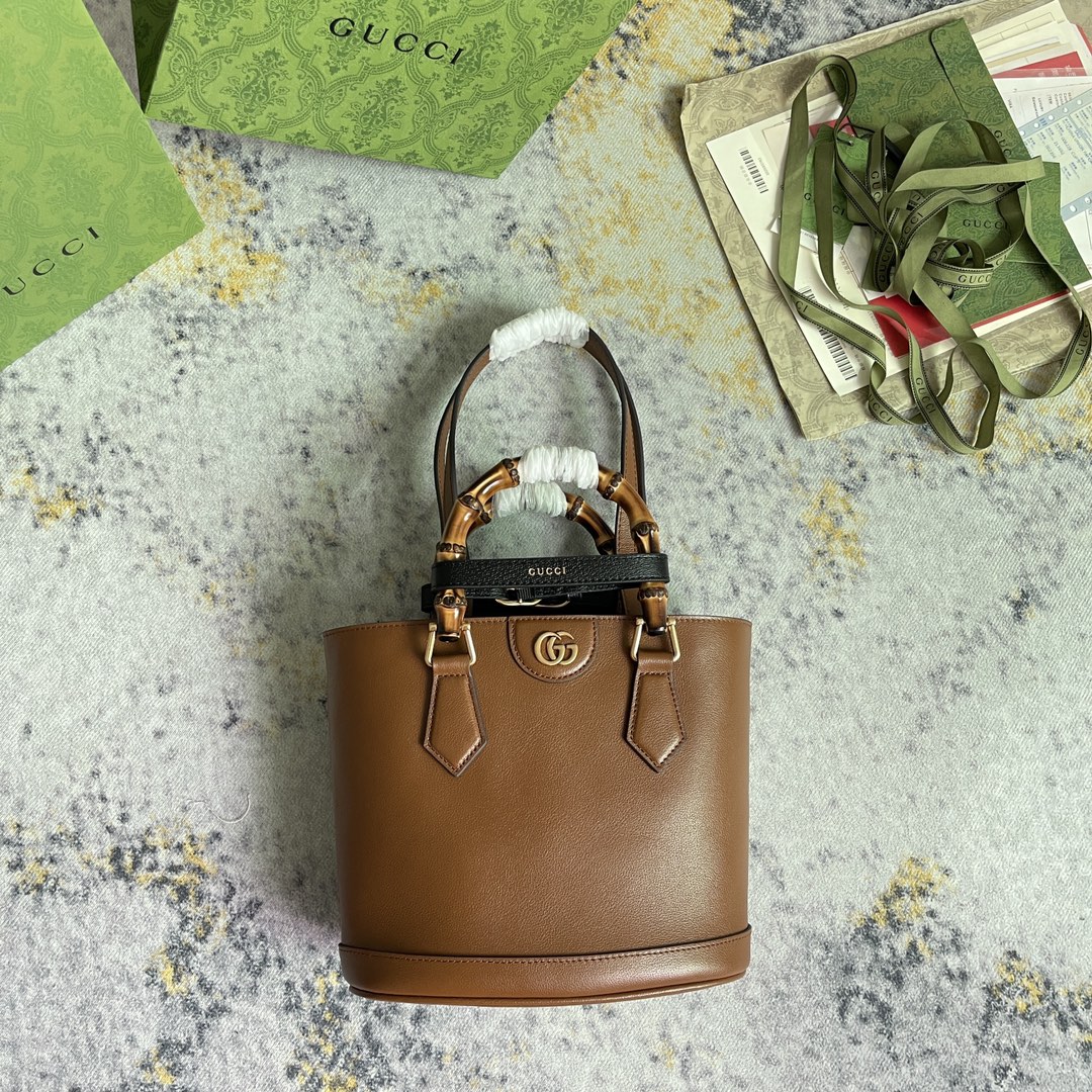TOP GUCCI New Product Diana Bag - 22X20.5X11.5CM - 3 Colors - GHW